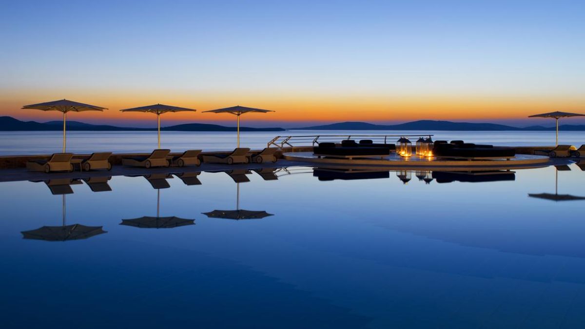 Ξενοδοχείο Mykonos Grand Hotel & Resort ιδανική τοποθεσία