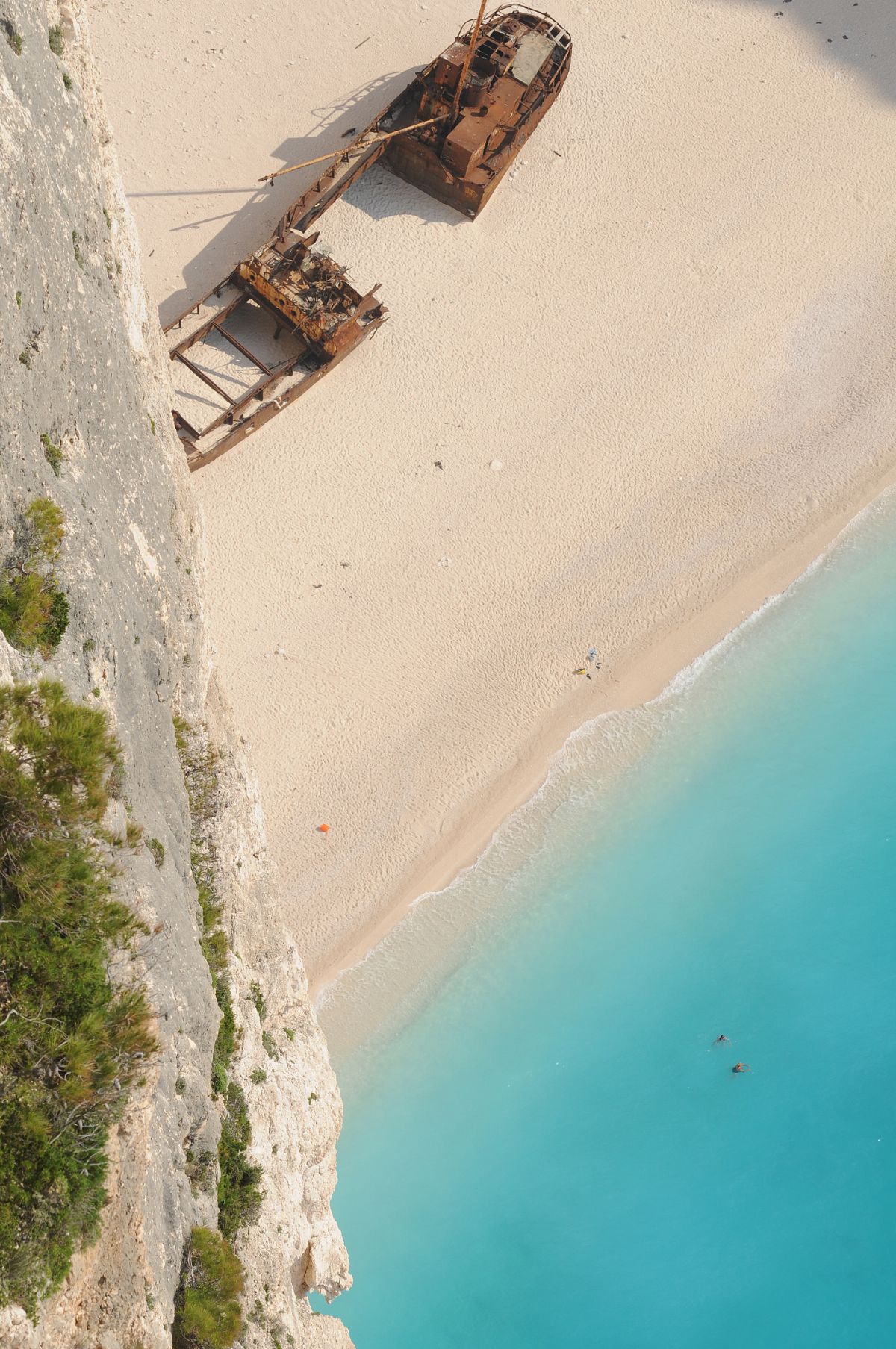 Ναυάγιο Ζάκυνθος από ψηλά