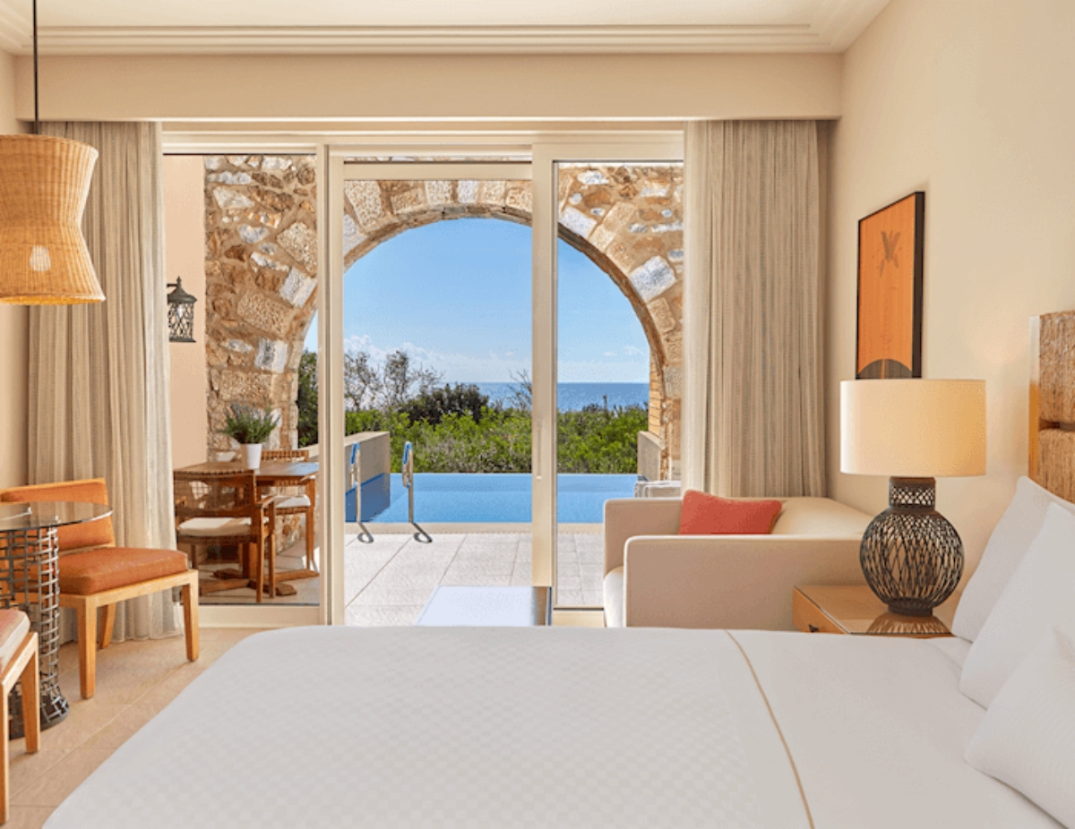 Westin Resort Costa Navarino το δωμάτιο του ξενοδοχείου