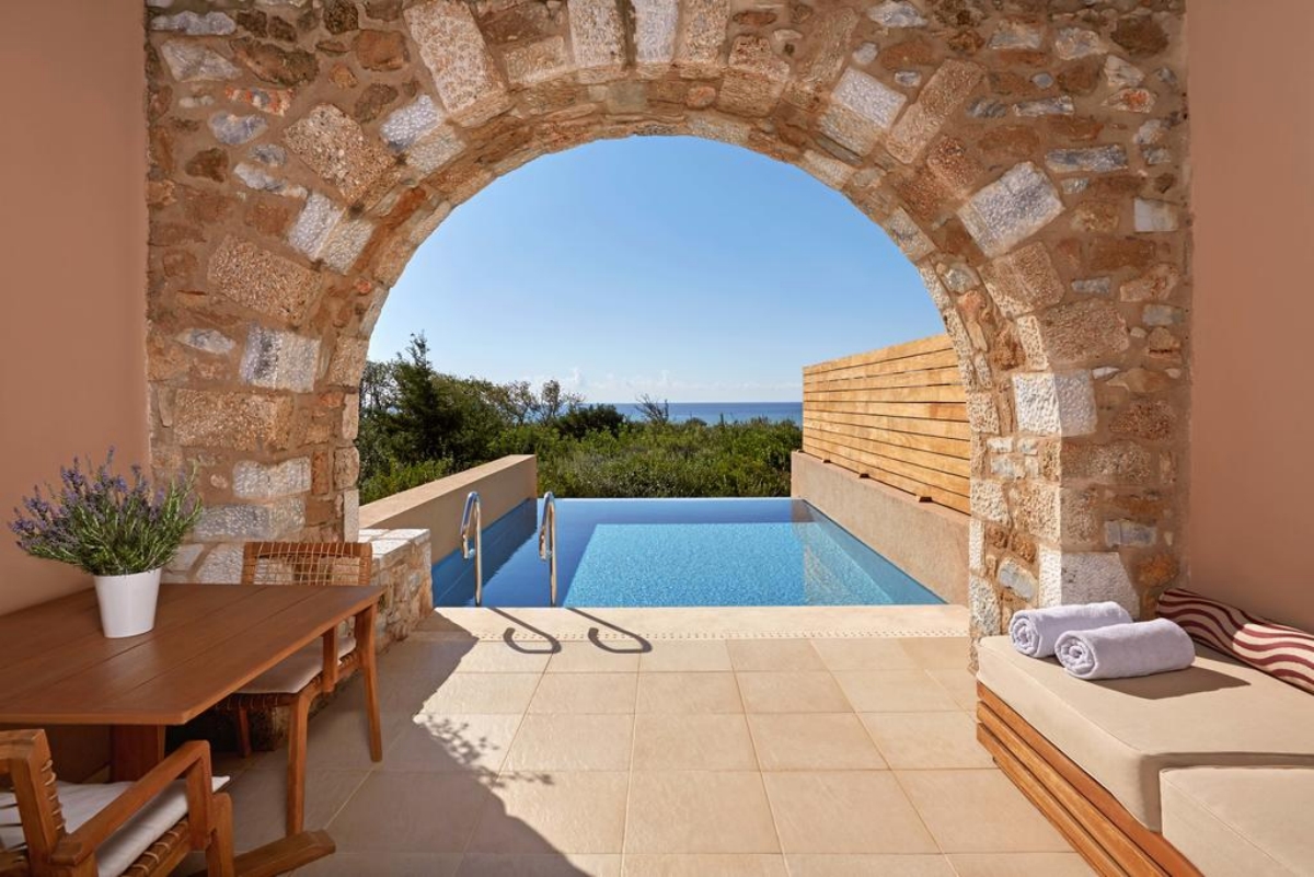 Westin Resort Costa Navarino ιδιωτική πισίνα στο δωμάτιο