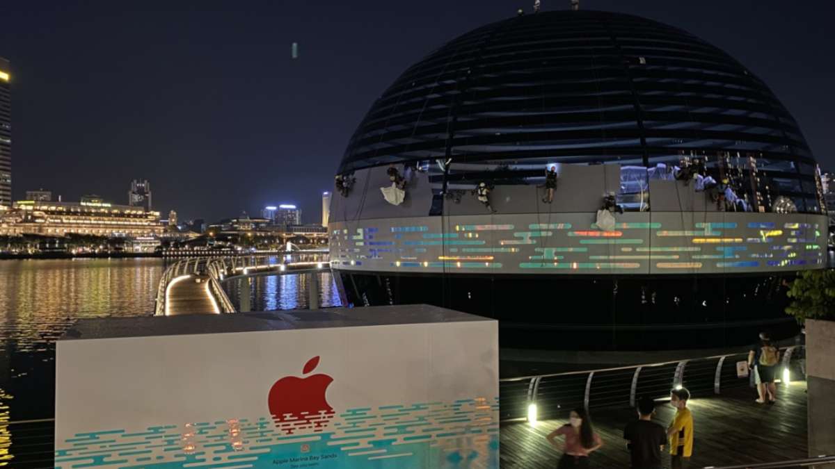 κατάστημα Apple Marina Bay Sands σιγκαπούρη