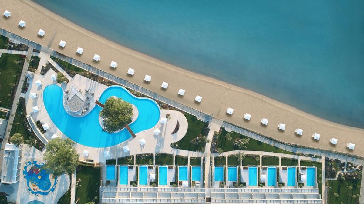 Ikos Dassia Hotel πανοραμική άποψη