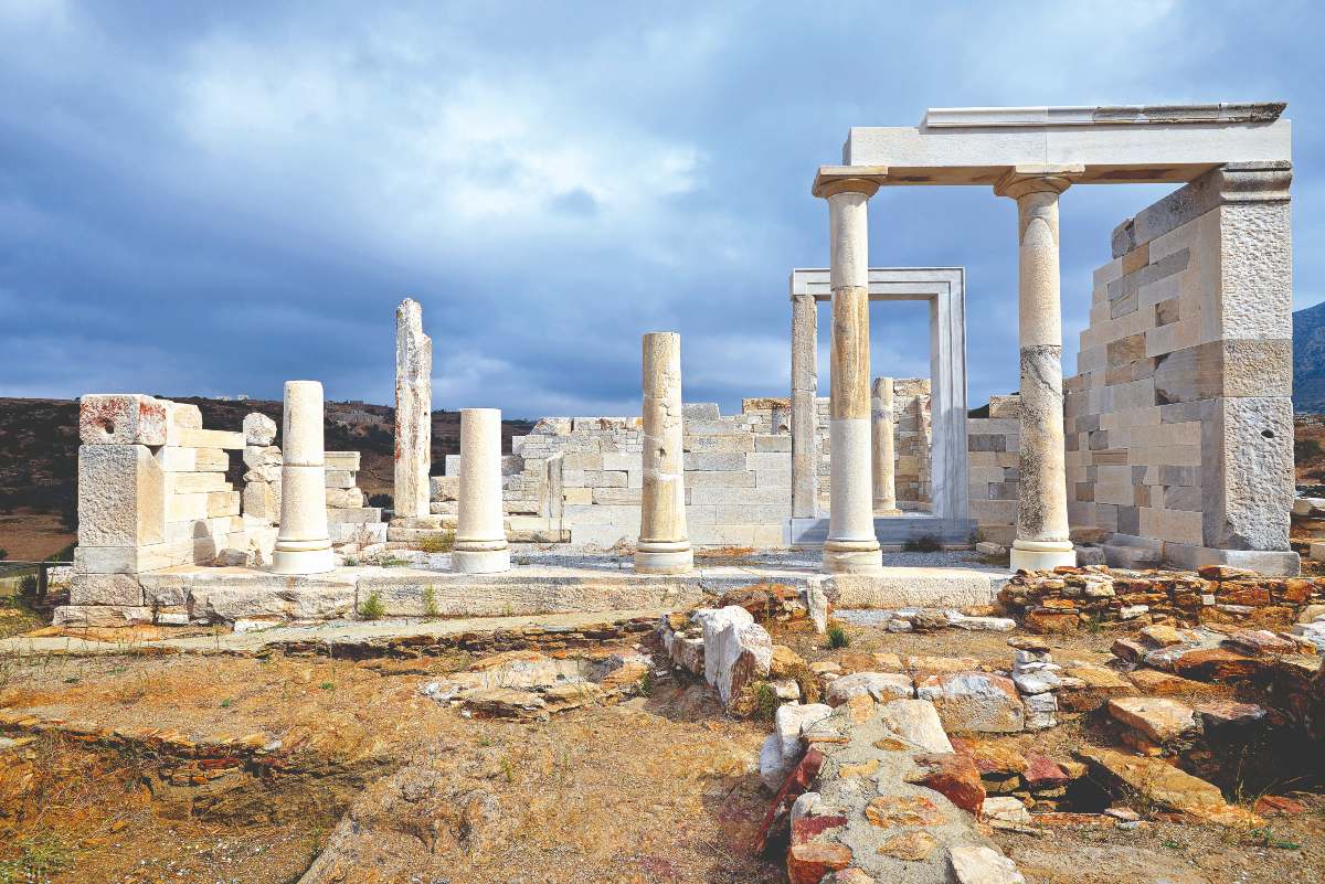 Ο αρχαίος ναός της Δήμητρας, Νάξος