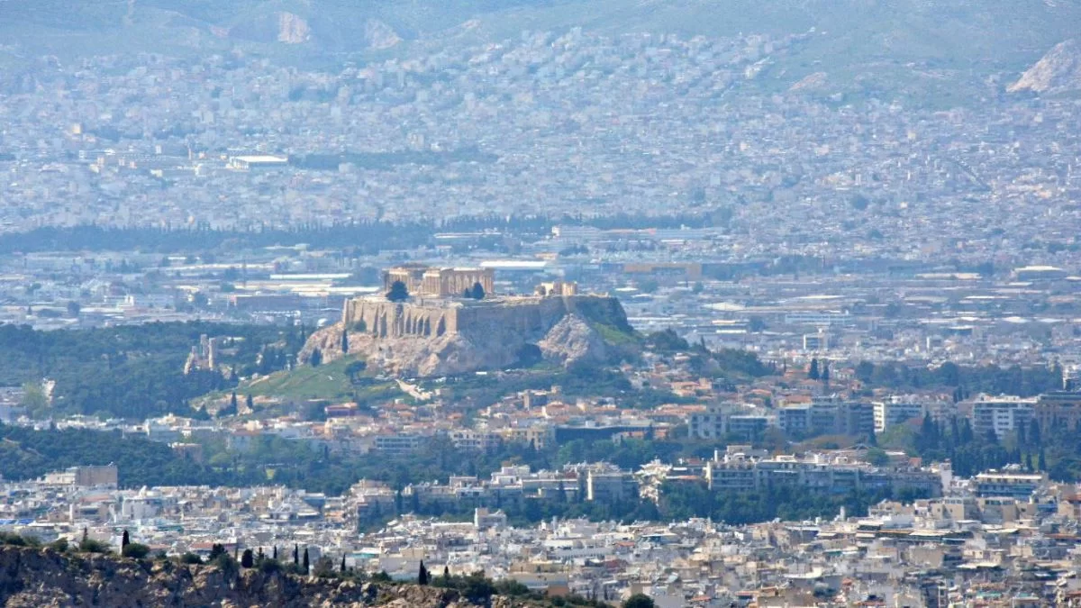 Θέα από τον Υμηττό