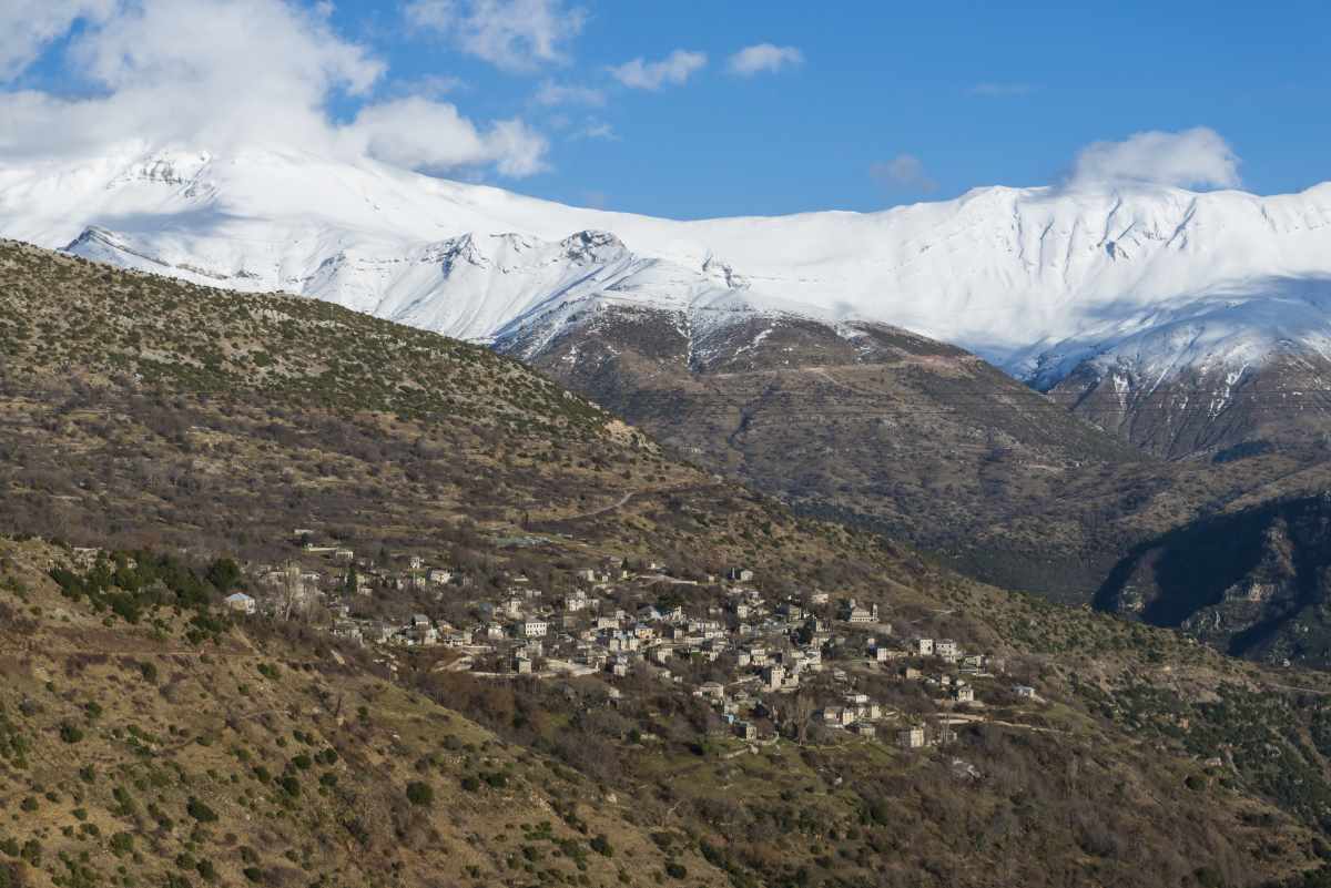 Καλαρρύτες, Τζουμέρκα,πανοραμική άποψη