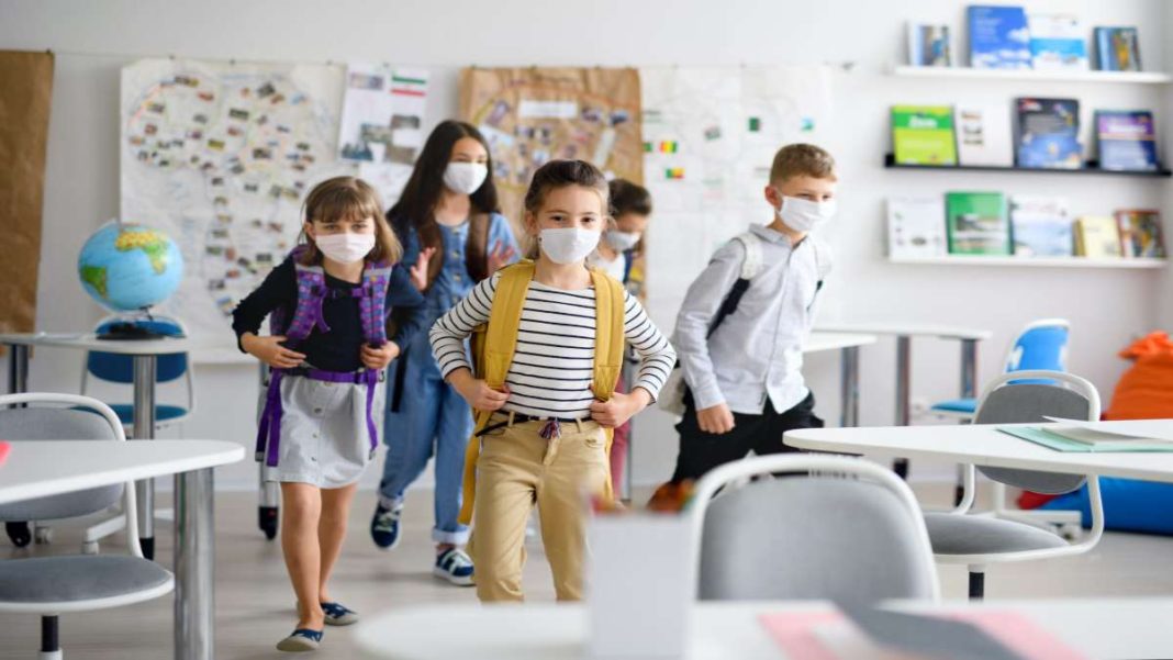 μάσκες μαθητές τεράστιες μάσκες μαθητές σχολείο