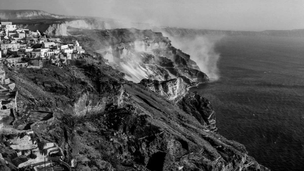 σαντορίνη 1950 πανοραμική Φηρά