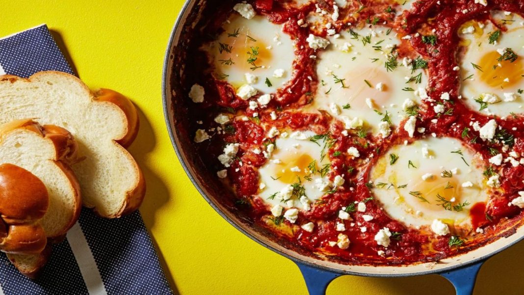 shakshuka-kentriki σακσούκα συνταγή