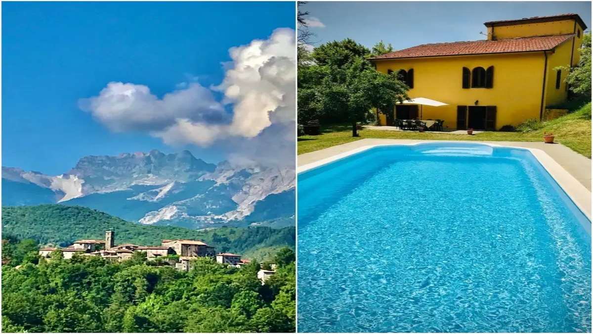 εξοχικό σπίτι με πισίνα Τοσκάνη Ιταλία