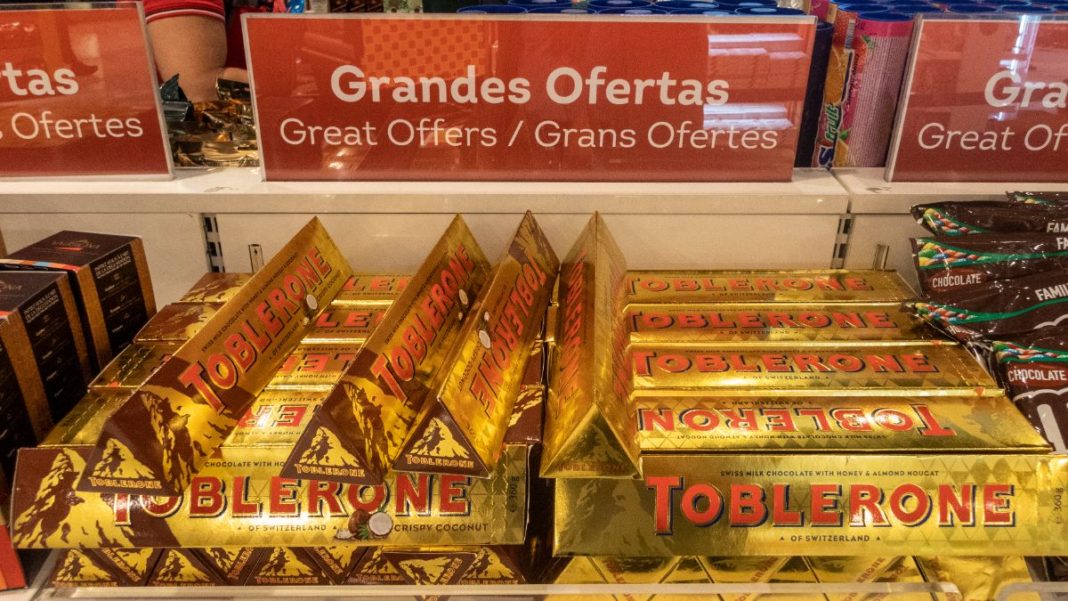 Toblerone στο duty free
