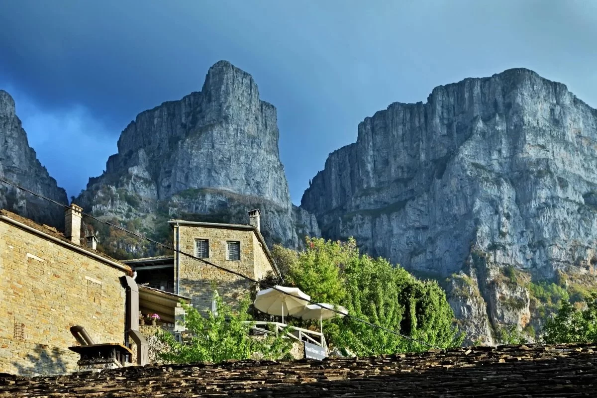 Μικρό Πάπιγκο πράσινο ξενοδοχείο πανοραμική θέα εξωτερικά