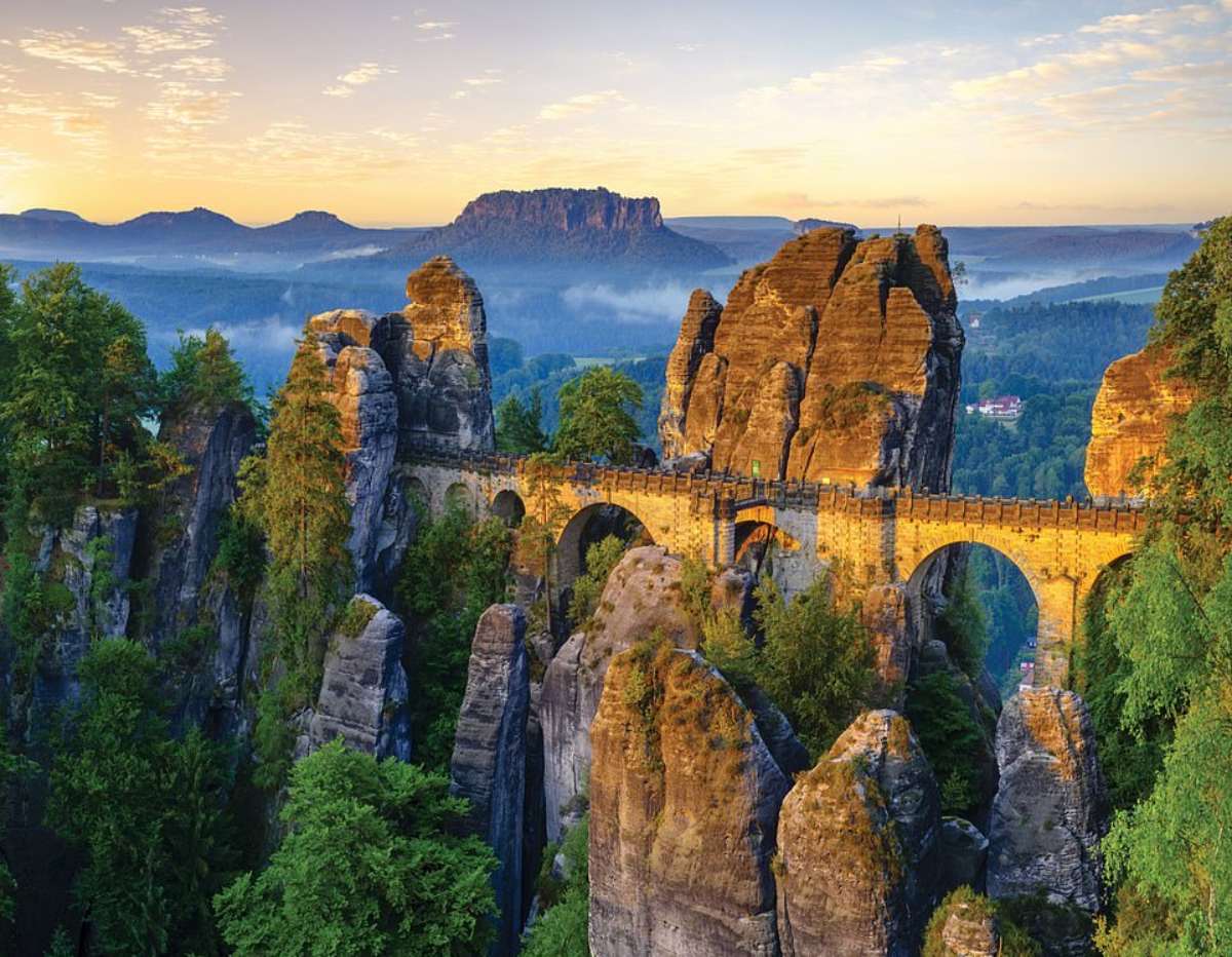 BASTEI, ELBE SANDSTONE MOUNTAINS, Γερμανία