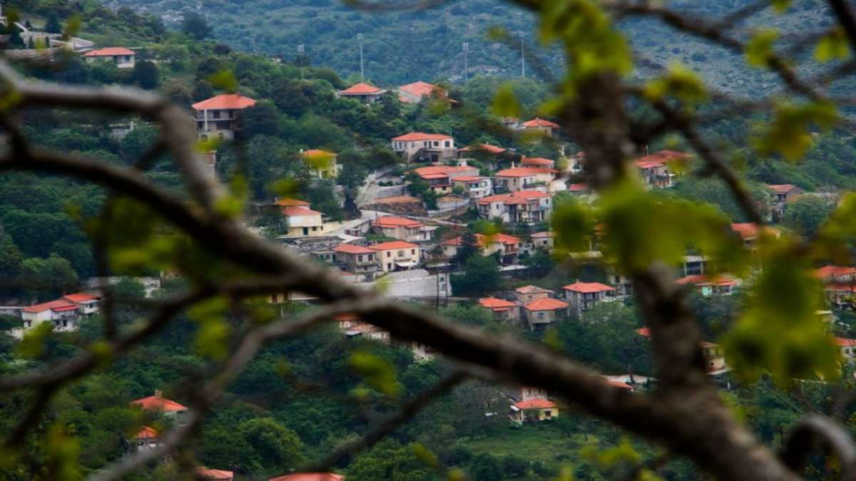 Άνω Δολιανά χωριό Αρκαδίας αποδράσεις Σαββατοκύριακο πανοραμική