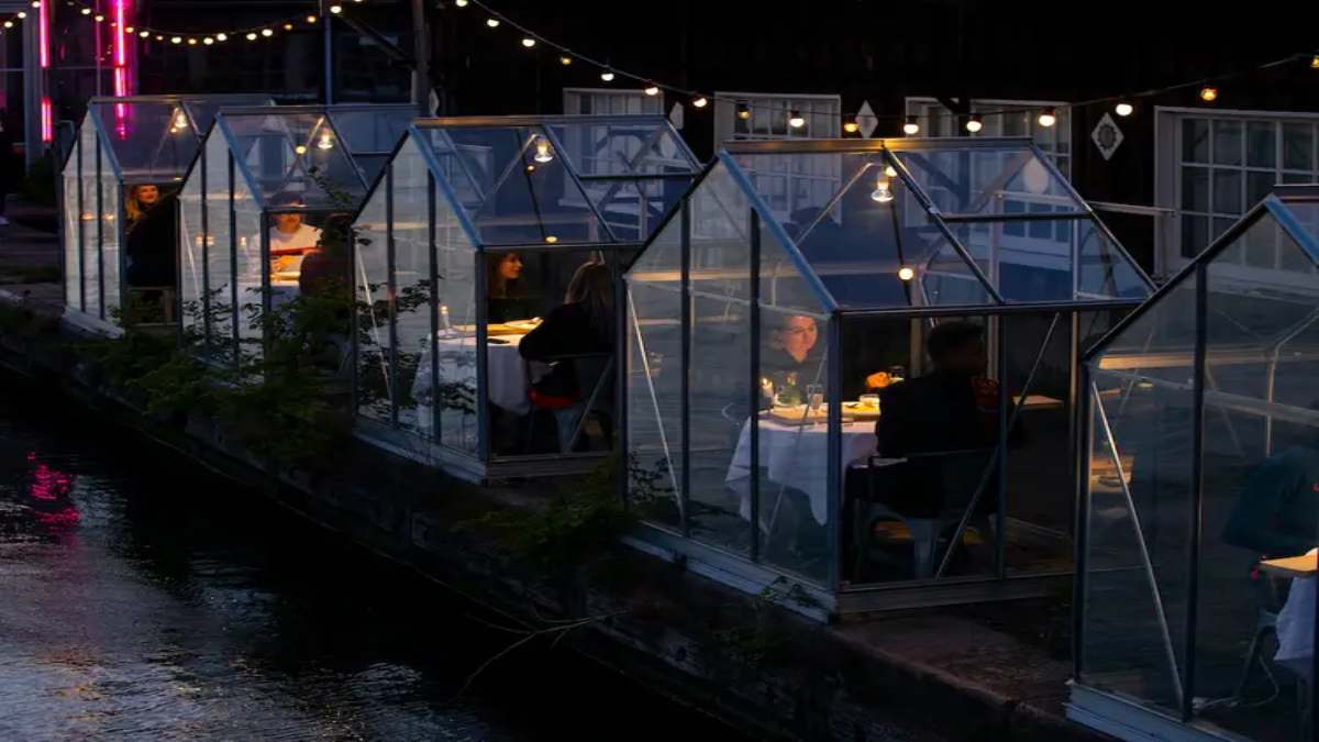 Εστιατόριο για τον χειμώνα Mediamatic Αμστερνταμ