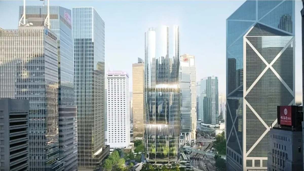 Ουρανοξύστης Ορχιδέα στο Χονγκ Κονγκ πανοραμική