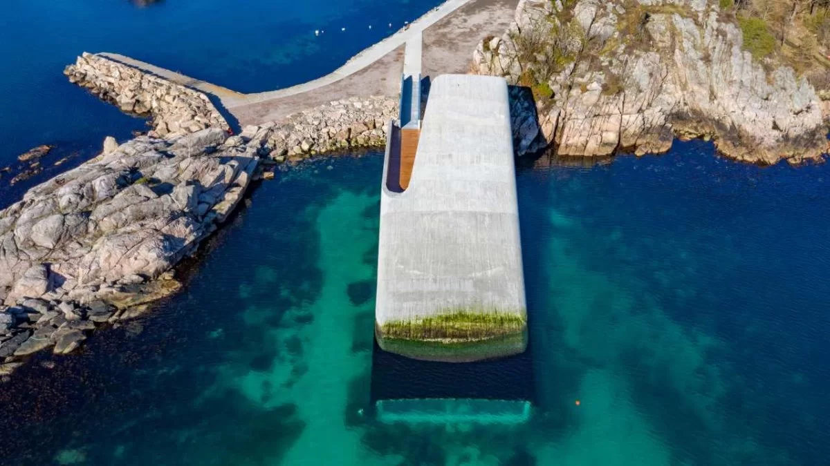 Under εστιατόριο κάτω από τη θάλασσα εξωτερική