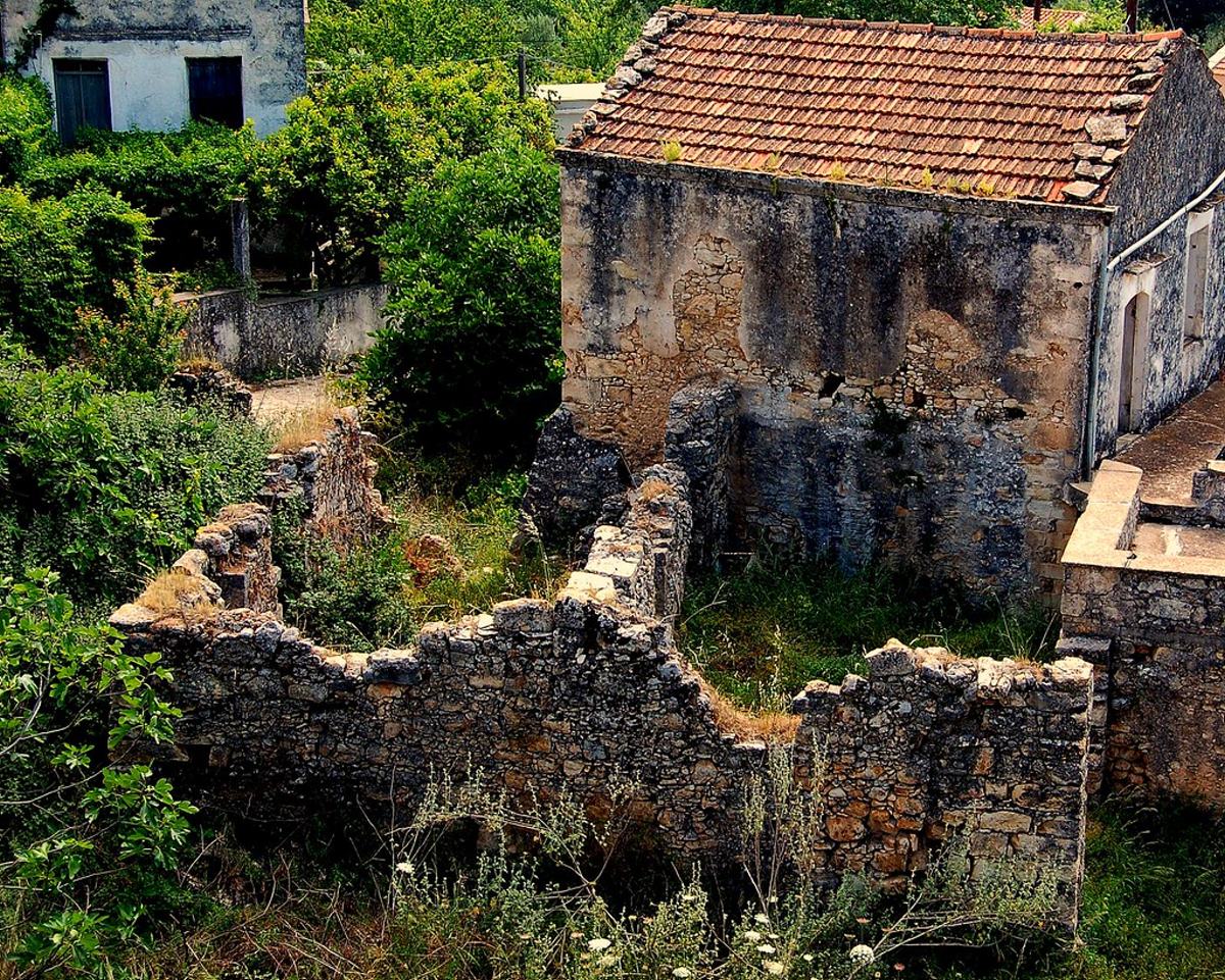 Βάμος Χανιά χωριό παλιό πέτρινο σπίτι