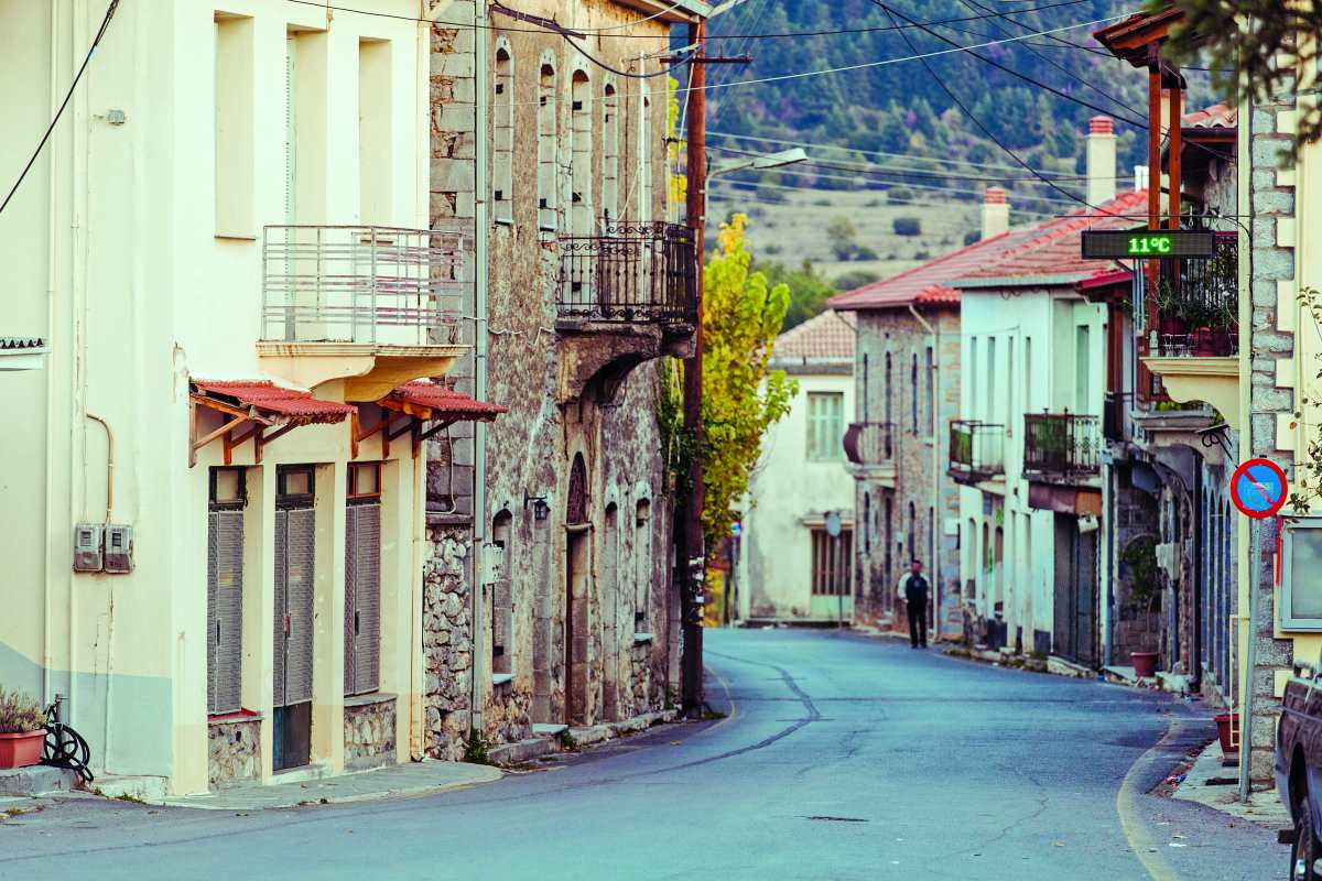 Βυτίνα στο κέντρο του χωριού