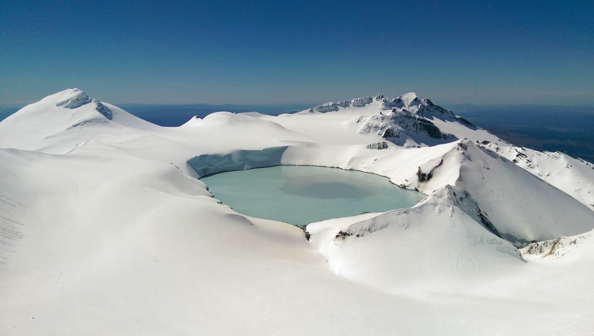 rater Lake-volcano Ruapehu, Νέα Ζηλανδία