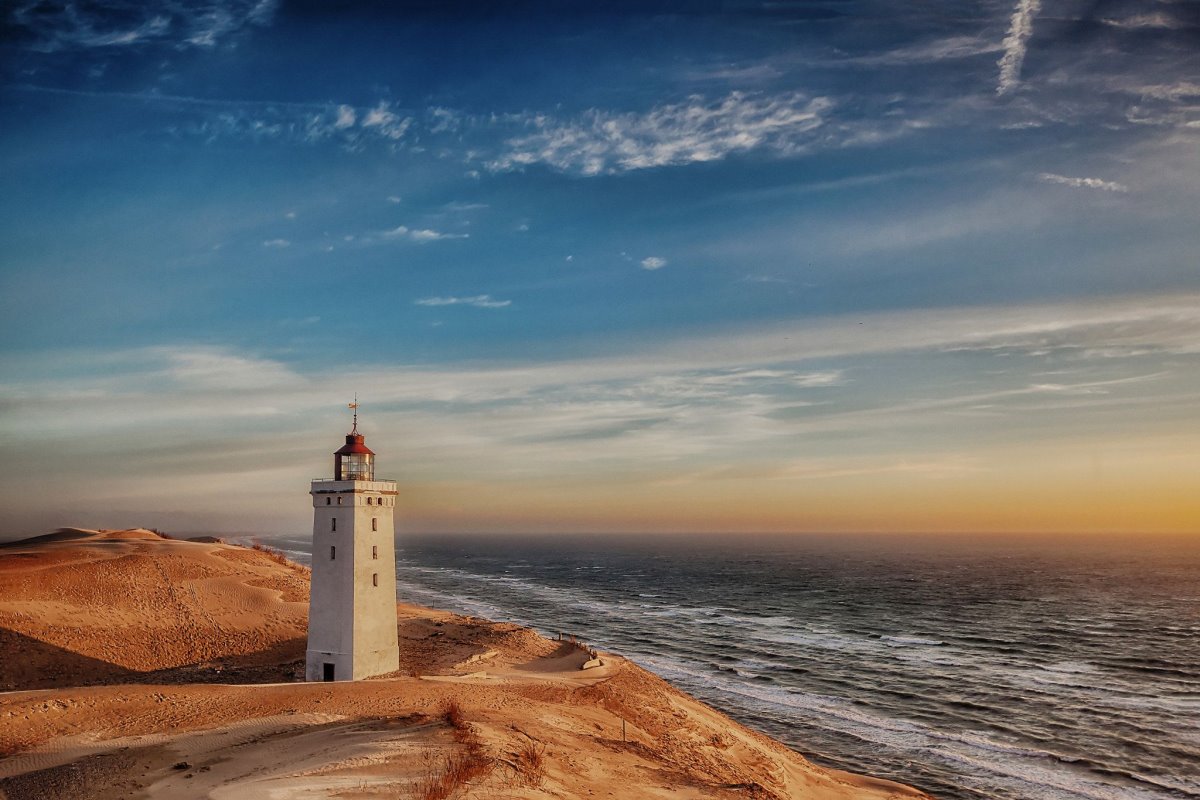 Φάρος Rubjerg Knude, βόρεια Γιουτλάνδη, Δανία