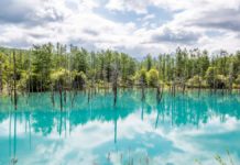 Blue Pond Λίμνη Ιαπωνία