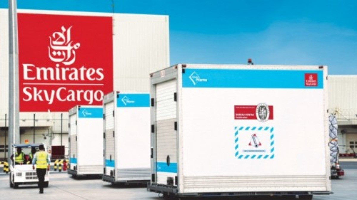 Emirates Sky Cargo για μεταφορά εμβολίου Covid 19