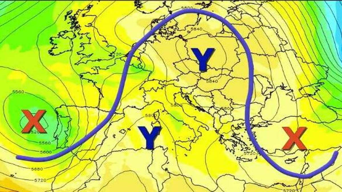 ωμέγα εμποδιστής κακοκαιρία Ελλάδα