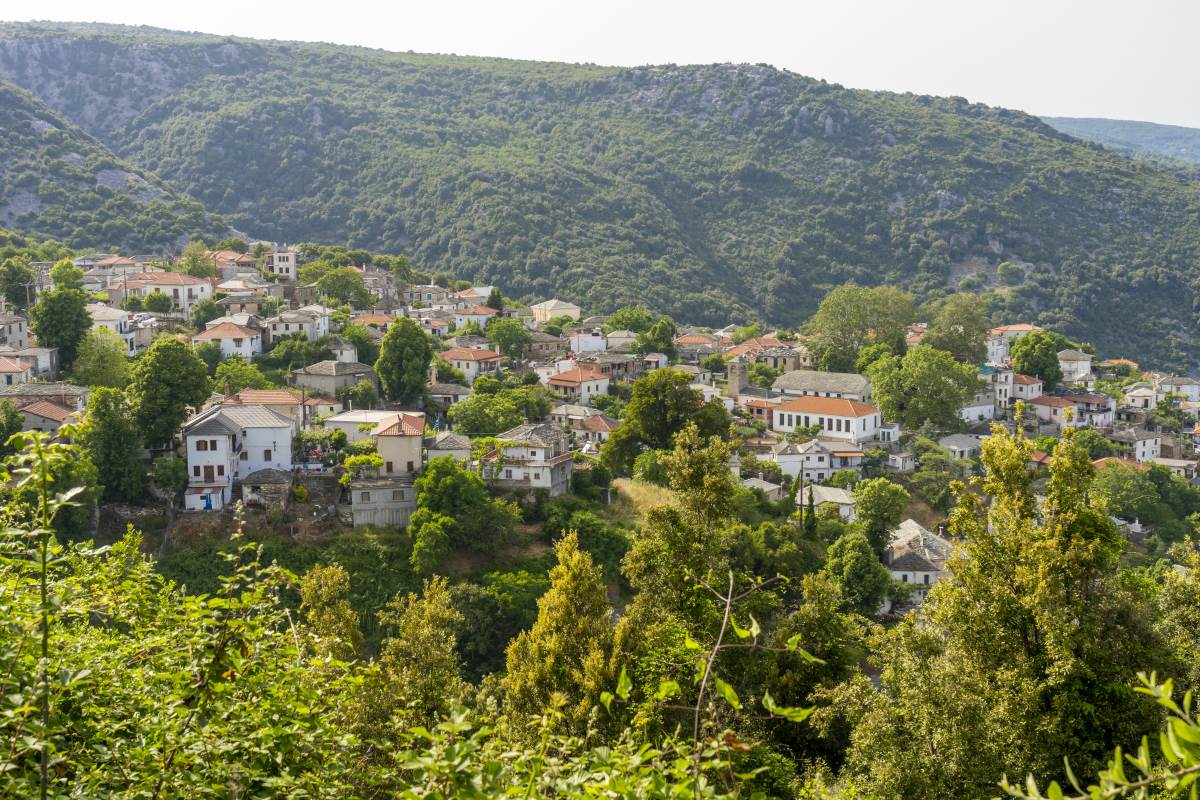 Κεραμίδι, πανοραμική εικόνα του χωριού