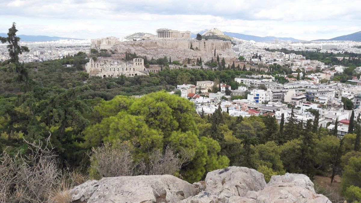 γειτονιά αθήνας για περπάτημα λόφος Φιλοπάππου 