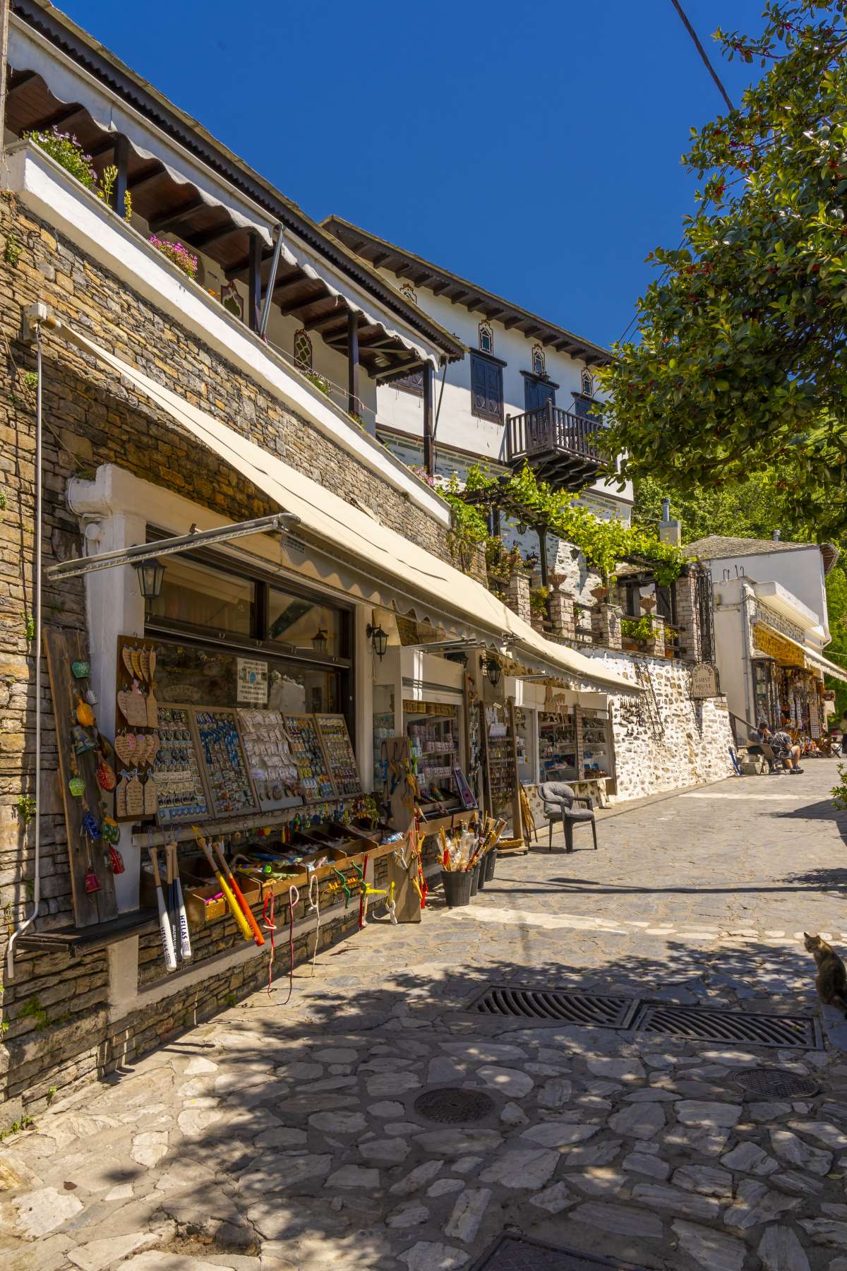 Τουριστικά μαγαζάκια στη Μακρινίτσα