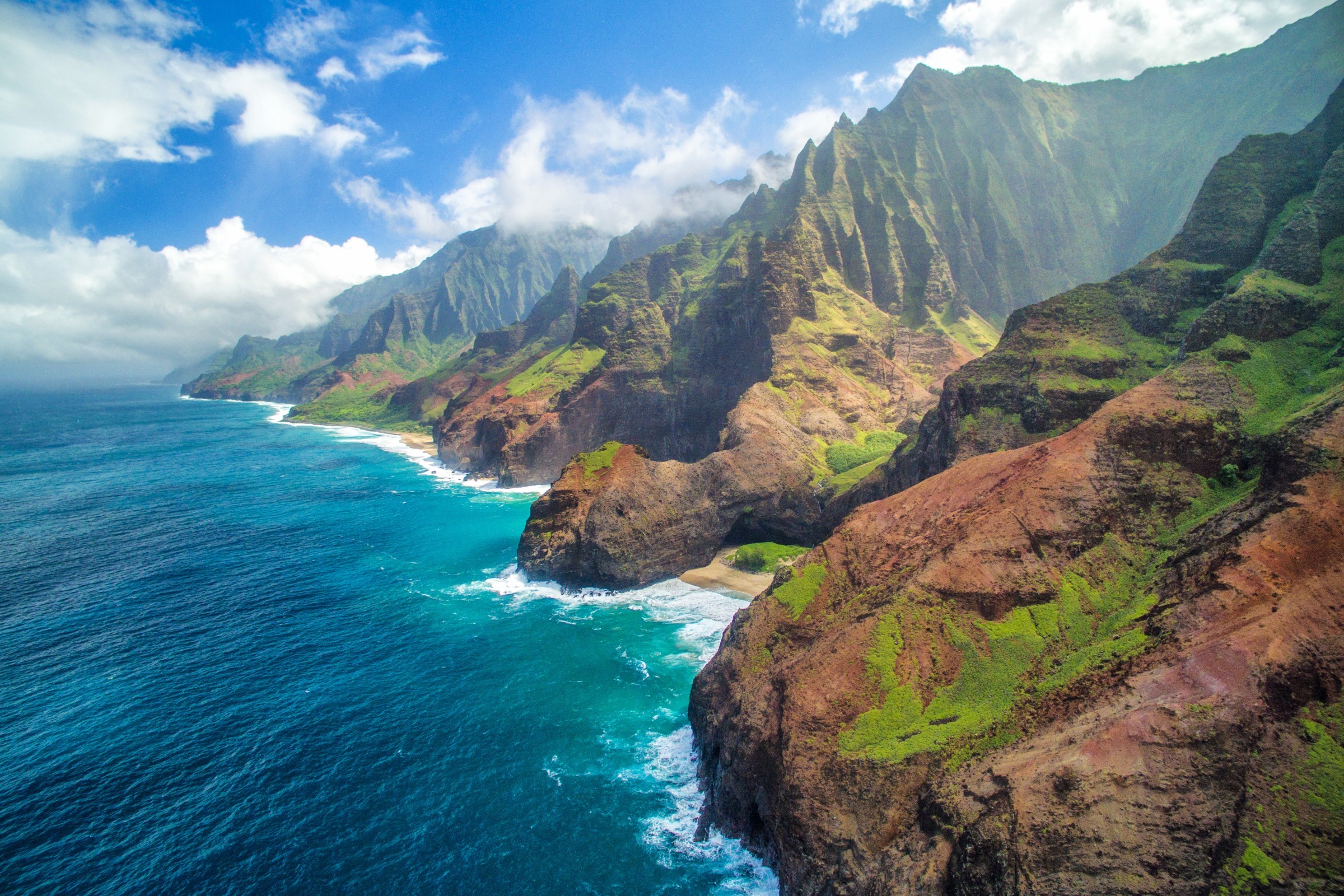 ακτή Na Pali, Kauai, Χαβάη 