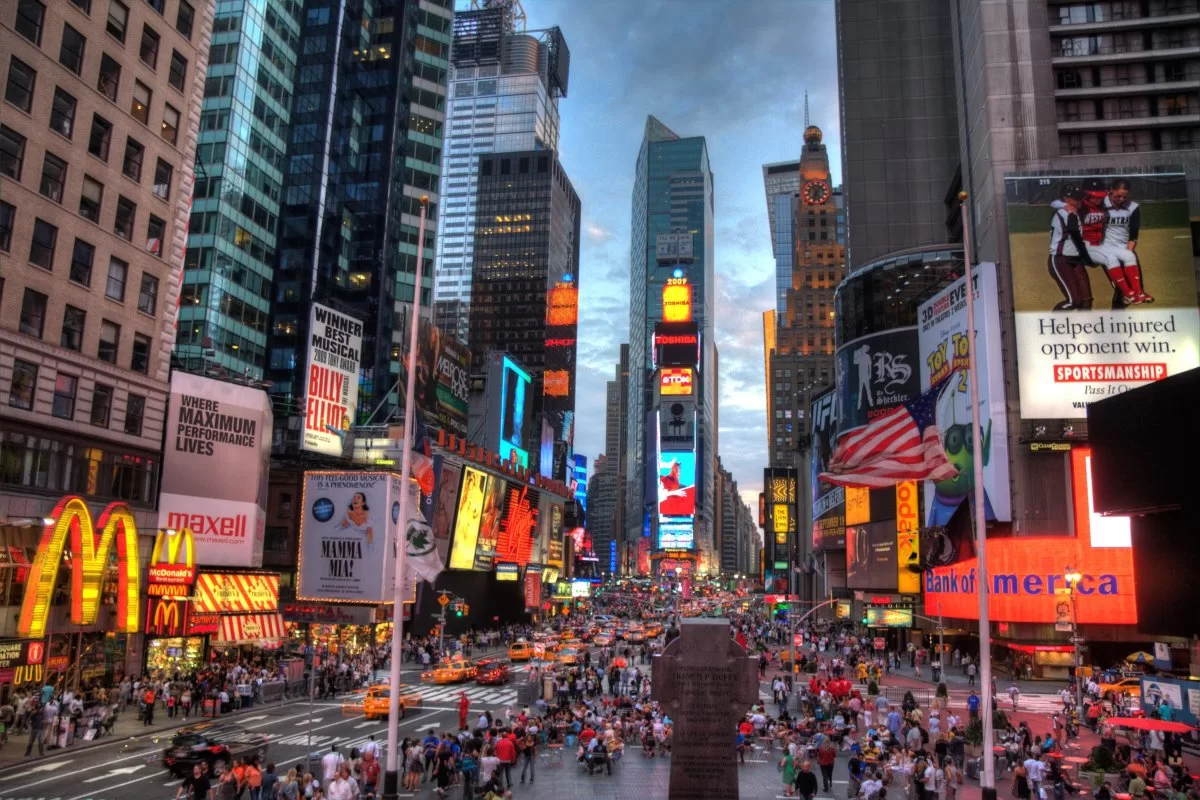 Πλατεία Times Square Νέα Υόρκη από τις πιο διάσημες στον κόσμο