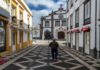 Πορτογαλία άδεια πόλη με μερικό lockdown