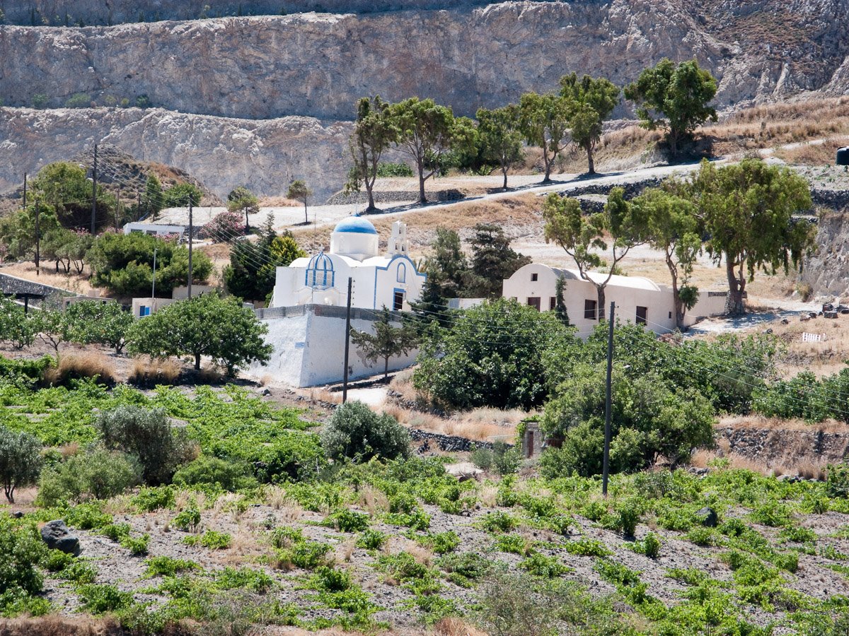 Αμπελώνες Ευρώπη στη Σαντορίνη