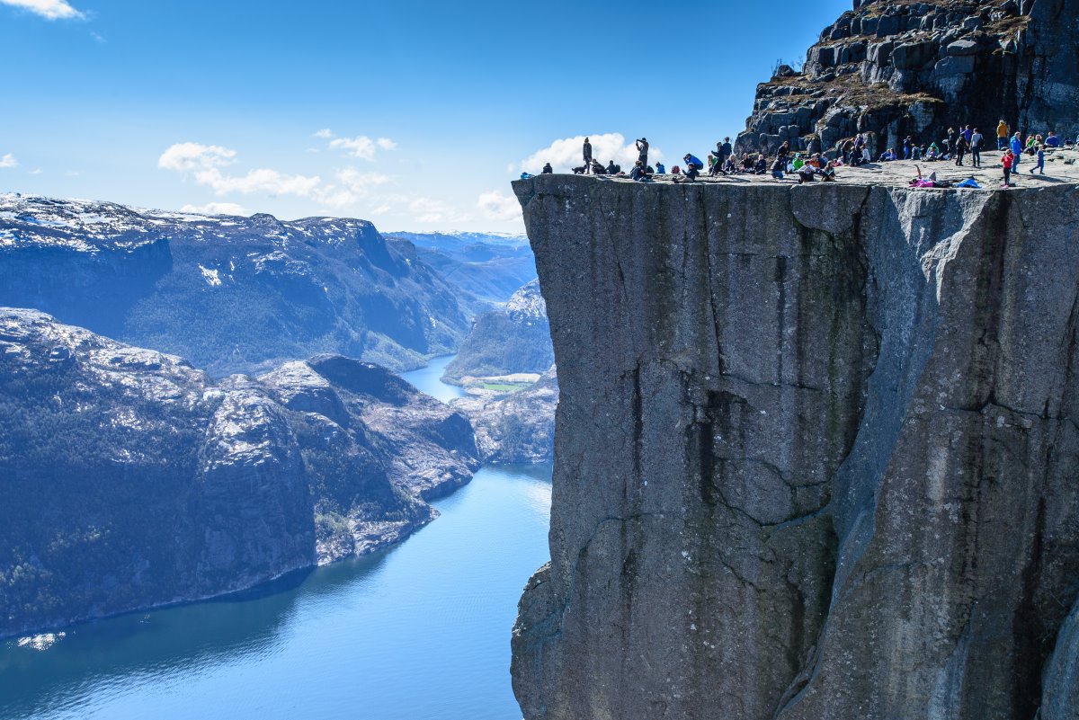 Βράχος Preikestolen, Νορβηγία