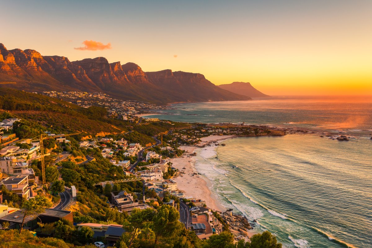 ωραιότερο ηλιοβασίλεμα νότια αφρική