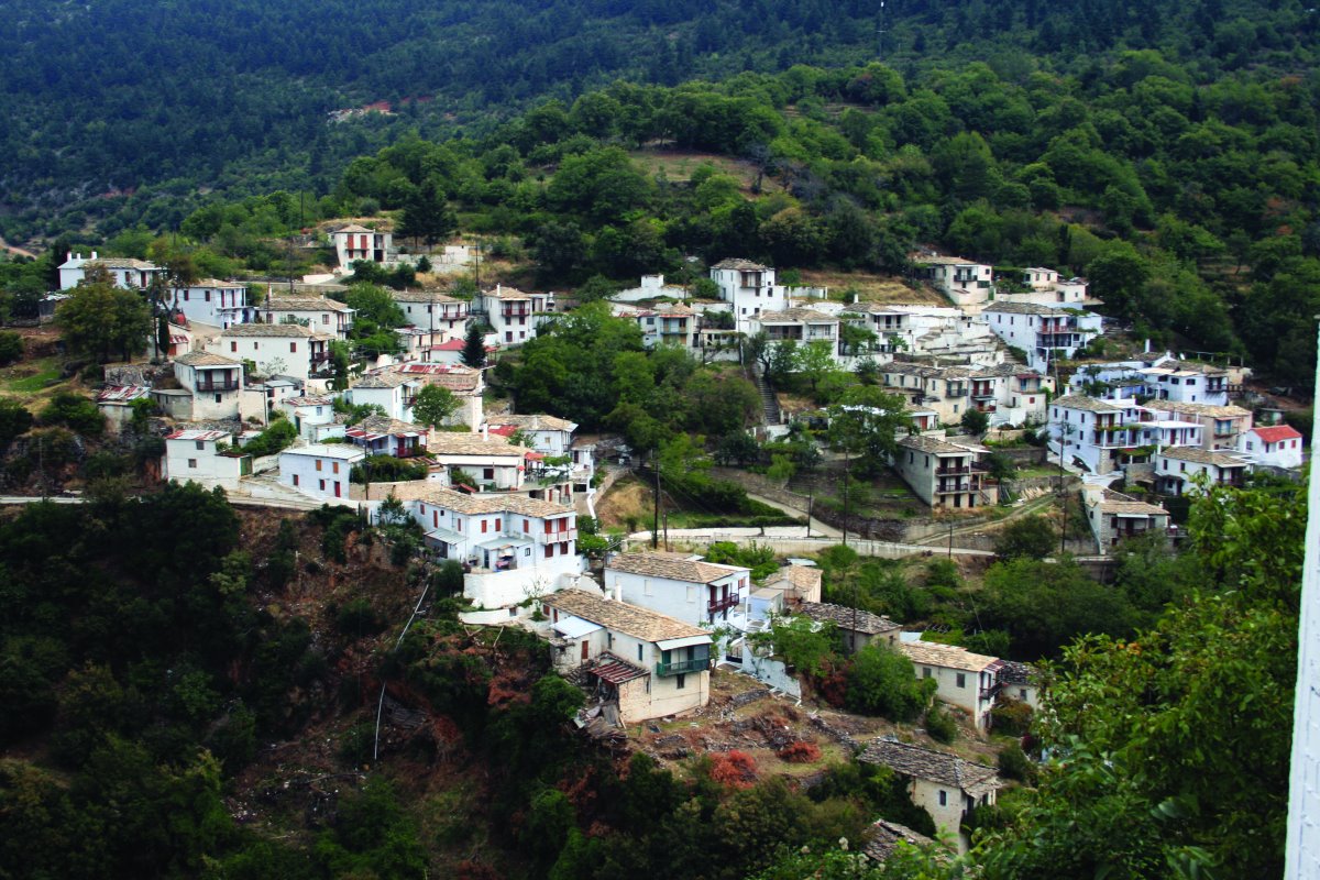 Καστάνιτσα, πανοραμική άποψη του χωριού