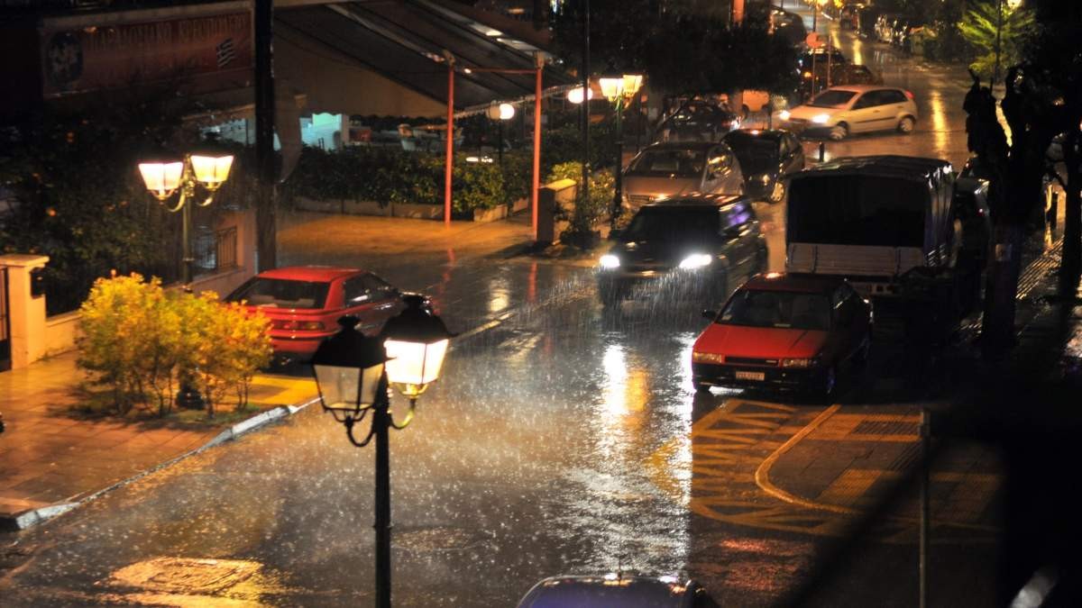 καιρός 4-12 βροχές και καταιγίδες κακοκαιρία