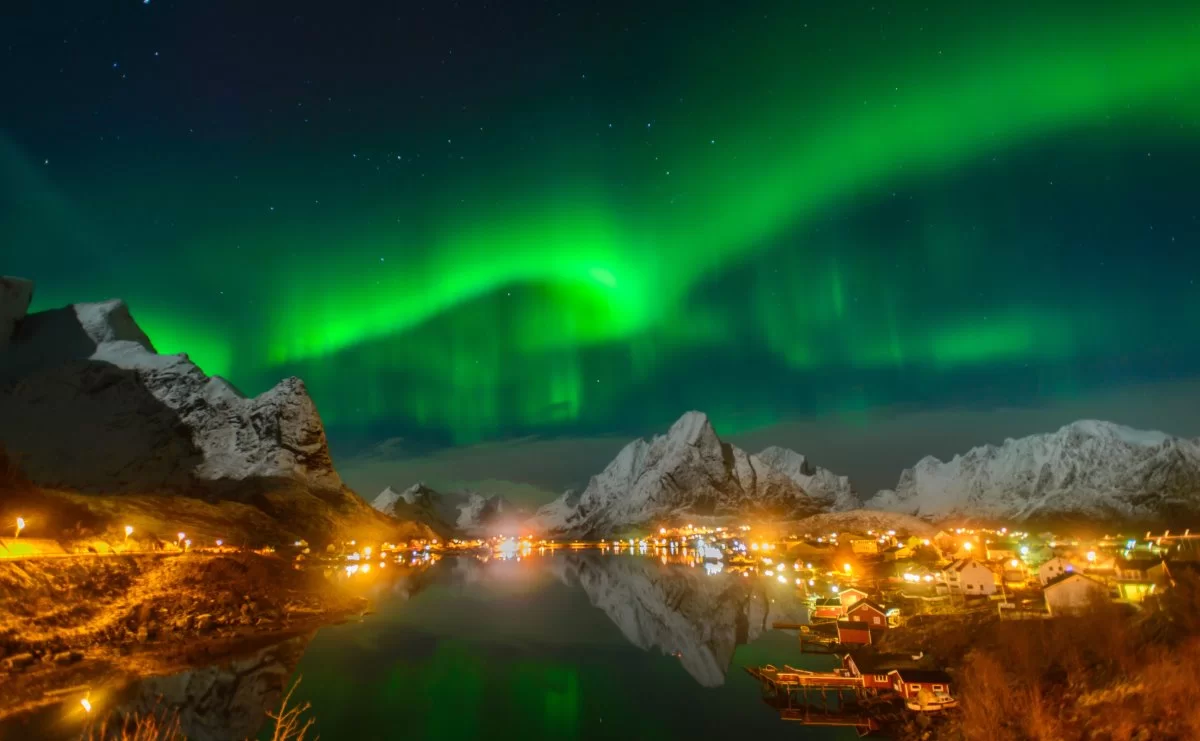 Reine, βόρειο σέλας