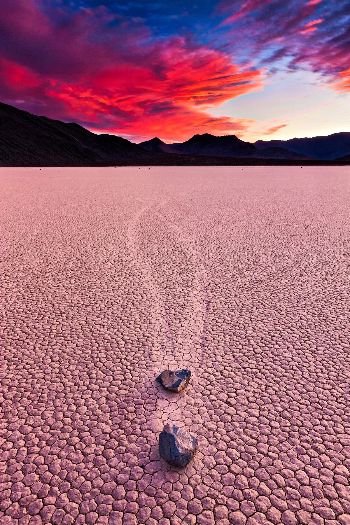 Μετακινούμενες πέτρες  Εθνικό Πάρκο Death Valley