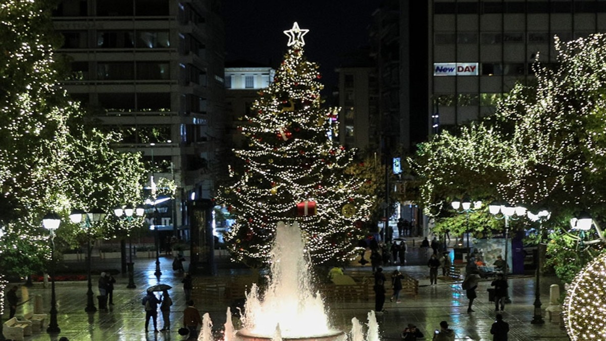 Στλισμένη Αθήνα Χριστούγεννα 2020