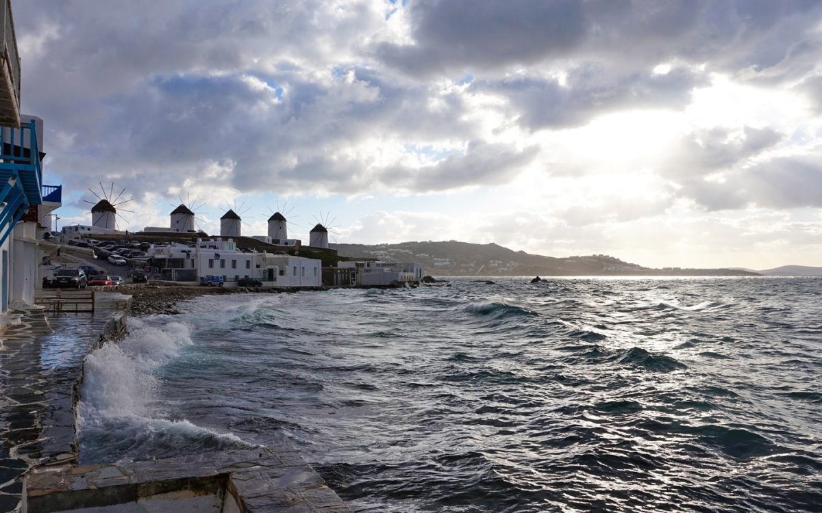 η χειμωνιάτικη ομορφιά της μυκόνου