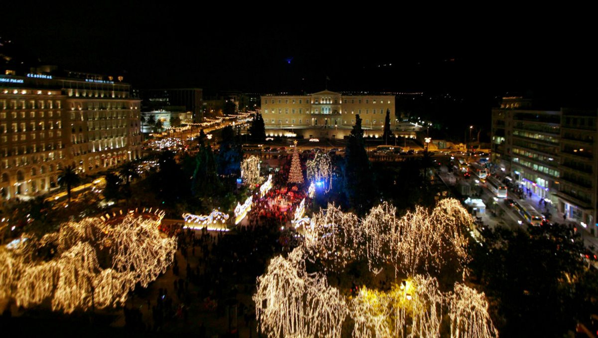 Χριστουγεννιάτικο δέντρο αθήνα 2007