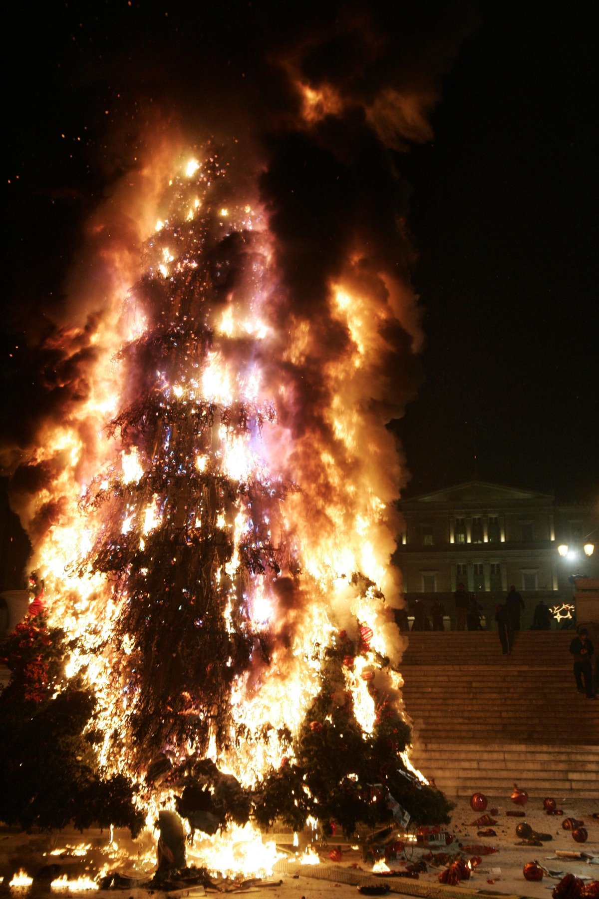 Χριστουγεννιάτικο δέντρο αθήνα 2008