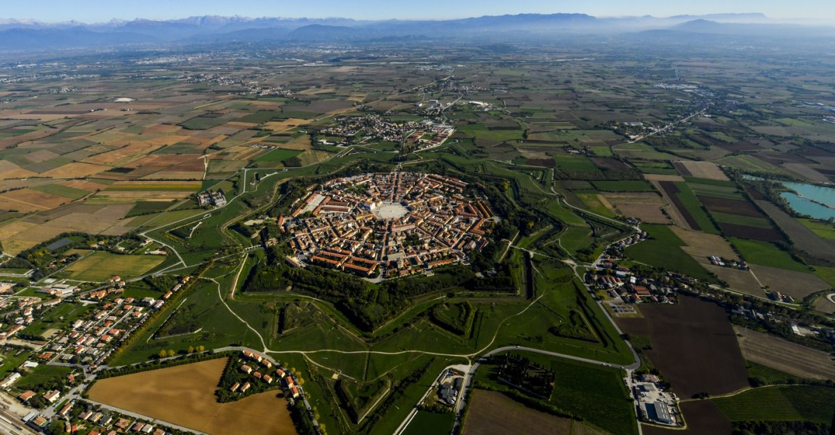 Palmanova Ιταλία πανοραμική