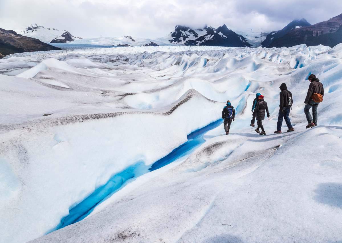 Trekking στο Perito Moreno glacier 