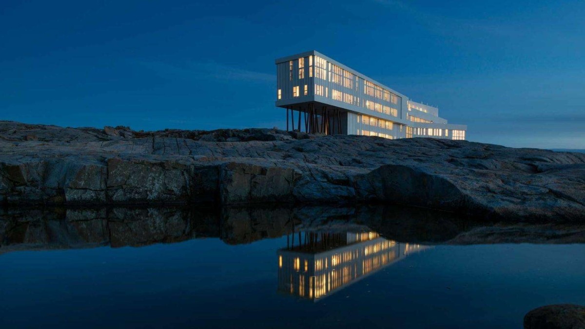 Fogo Island Inn ξενοδοχείο απομονωμένο