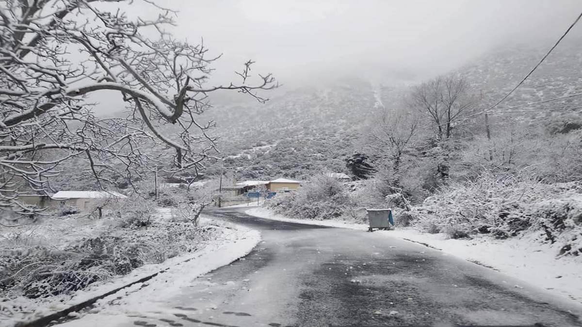 χιόνια κακοκαιρία Αττική 