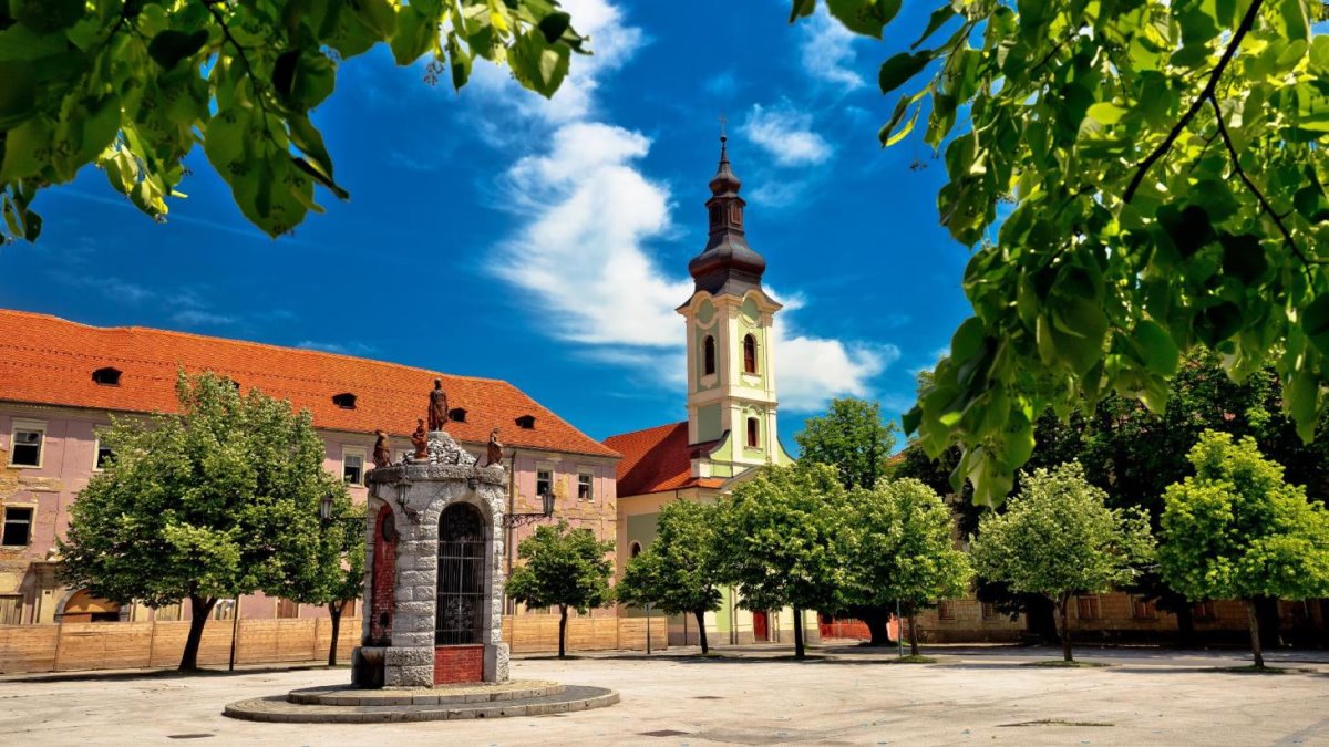 Karlovac πόλη σε σχήμα αστεριού στην Κροατία