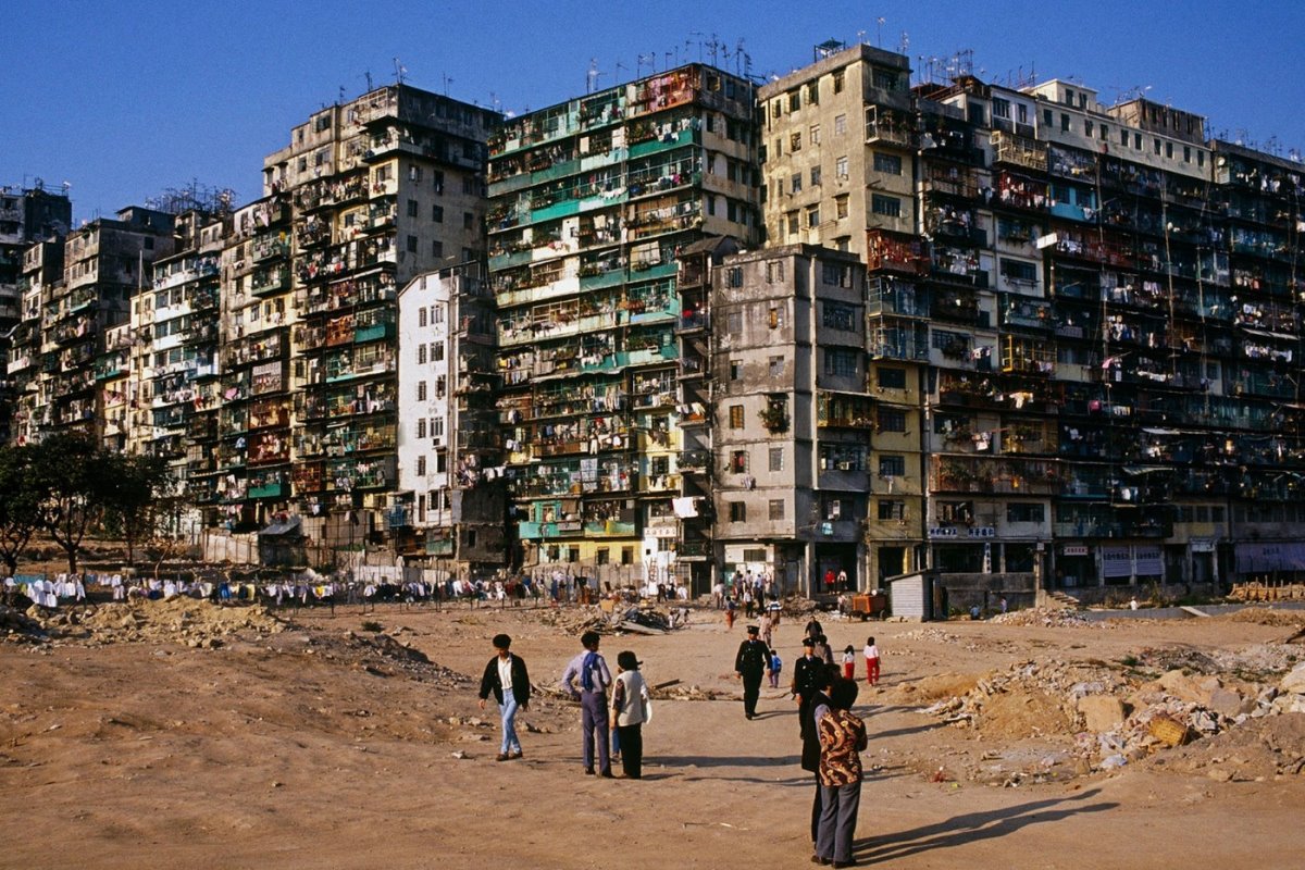 Kowloon πόλη παρανόμων Χονγκ Κονγκ